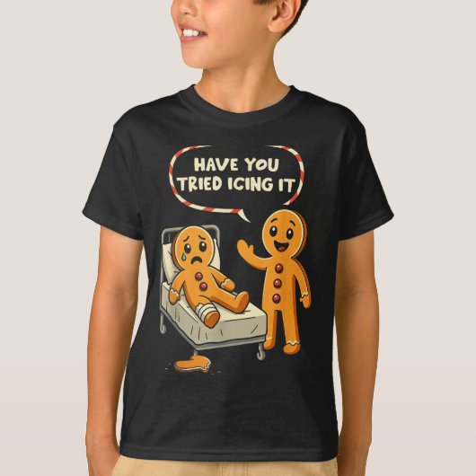 Have You Tried Icing It Gingerbread Nurse Christma Tシャツ (正面)