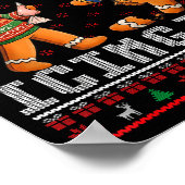 Have You Tried Icing It Ugly Christmas Gingerbread ポスター (角)