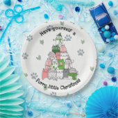 Have yourself a Furry Little Christmas! ペーパープレート (パーティー)