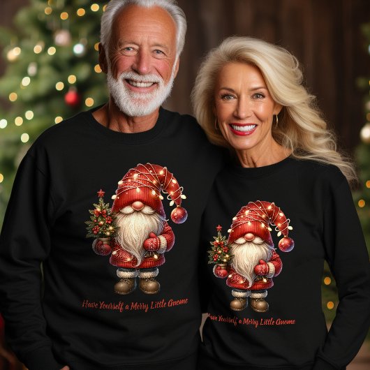 Have Yourself A Merry Little Gnome スウェットシャツ