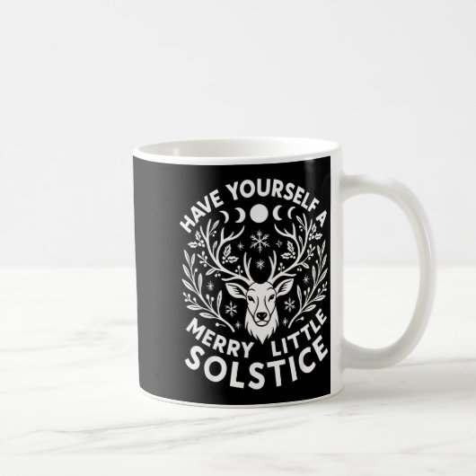Have Yourself A Merry Little Solstice Christmas Pa コーヒーマグカップ (右)