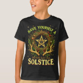 Have Yourself A Merry Little Solstice Quote  Tシャツ (正面)