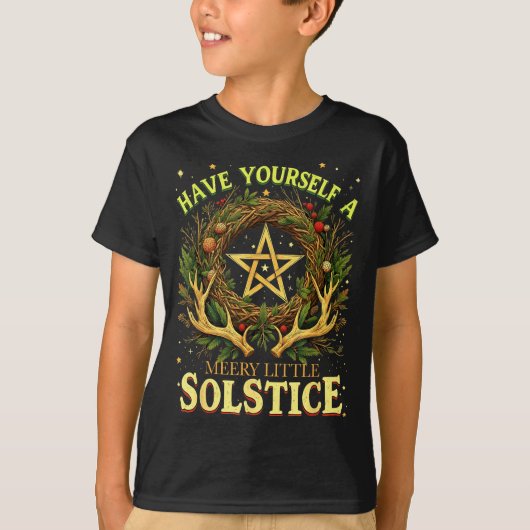 Have Yourself A Merry Little Solstice Quote  Tシャツ (正面)