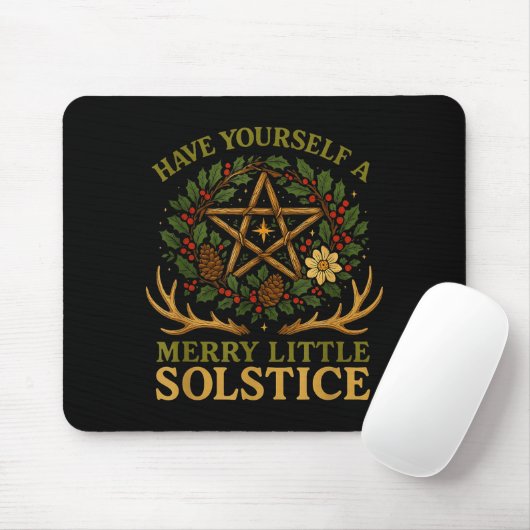 Have Yourself A Merry Little Solstice Witchcore  マウスパッド (マウス)