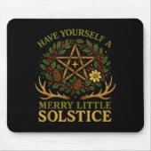 Have Yourself A Merry Little Solstice Witchcore  マウスパッド (正面)