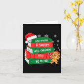 Have Yourself A Smutty Little Christmas You For Bo カード (黄色い花)