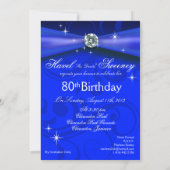 Havelの第80誕生会のティアラの写真 招待状 (裏面)