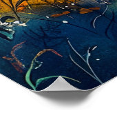 Havel Havelland Waterカラーのサンセット反射 ポスター (角)