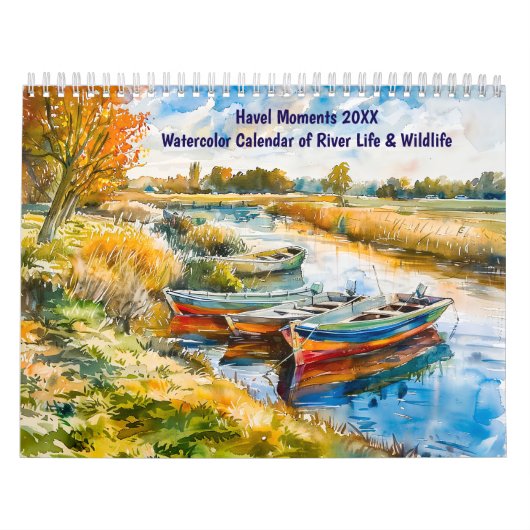 Havel Moments 2026 – Watercolor Calendar of River カレンダー (カバー)