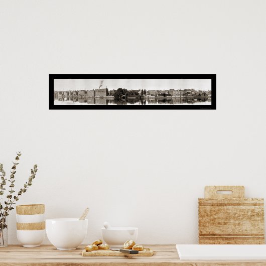 Haverhill, MA写真1910 ポスター (キッチン)