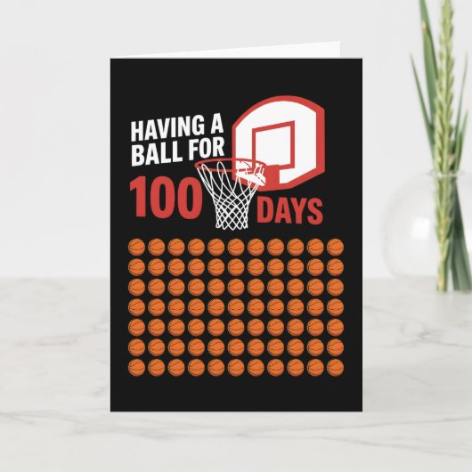 HAVING A BALL FOR 100 DAYS Basketball Lover カード (正面)