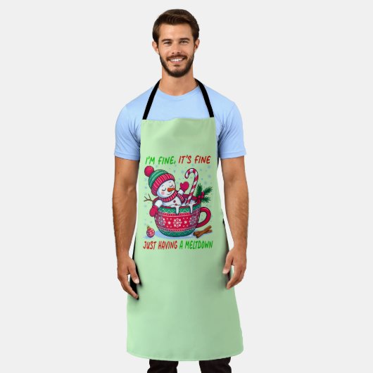 Having A Meltdown エプロン (着用した状態)