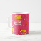 Having fun with ketchup コーヒーマグカップ (正面左)