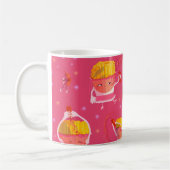 Having fun with ketchup コーヒーマグカップ (左)