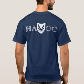 HAVOC カーメル in スペース Tシャツ (裏面)