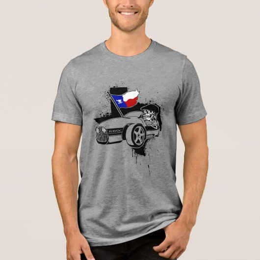 HAVOC Skully ヴェネツィア トライブレンドＴシャツ (正面)