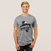 HAVOC Skully Venice トライブレンドＴシャツ (正面全面)