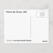 Havre de Grace Boardwalkはがき ポストカード (裏面)