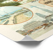 Havre-Rouen Steamship Coy.ヴィンテージポスター1895 ポスター (角)