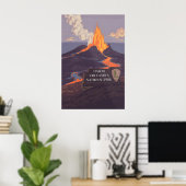 Hawaiʻi Volcanoes National Park Travel Poster ポスター (ホームオフィス)