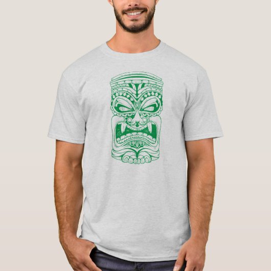 Hawai Tiki Mask - T-Shirt Tシャツ (正面)