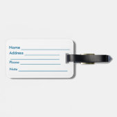 Hawai'iの州のシールの荷物のラベル ラゲッジタグ (裏面横)