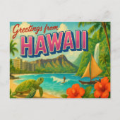HAWAIIはがき ポストカード (正面)