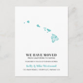 HAWAII新しいアドレスを移動したNew Home ポストカード (正面)