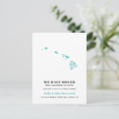 HAWAII新しいアドレスを移動したNew Home ポストカード (スタンド正面)