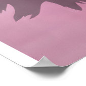 Hawaii960s Hula Girl Vintage Style Travel Poster ポスター (角)