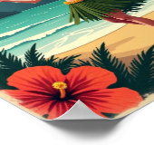 Hawaii Aloha Adventure – Retro Island Escape ポスター (角)