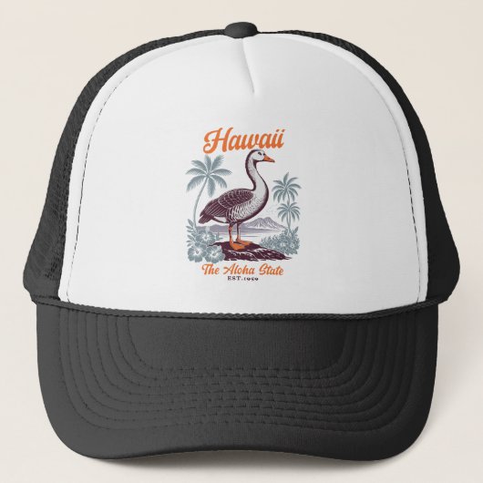 Hawaii Aloha State Tropical Goose キャップ (正面)