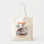 Hawaii Aloha State Tropical Goose Tote Bag トートバッグ (正面)
