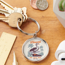 Hawaii Aloha State Vintage Goose Graphic  キーホルダー