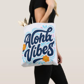 Hawaii Aloha Vibes Hawaiian Island トートバッグ (クローズアップ)
