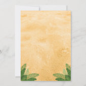 Hawaii Bachelorette Party 招待状 (裏面)