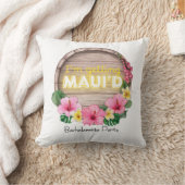 Hawaii Bachelorette Party I'm Getting Maui'd クッション (ブランケット)