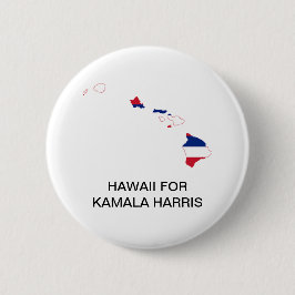 HAWAII for Kamala Harris 2024ボタン 缶バッジ