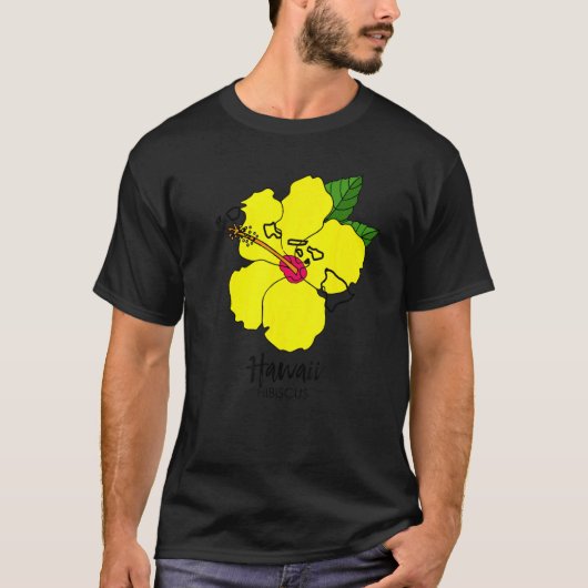 Hawaii Hibiscus Flower Tシャツ (正面)