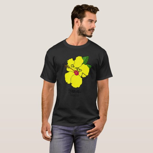 Hawaii Hibiscus Flower Tシャツ (正面フル)