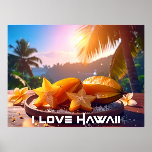 HAWAII - I LOVE HAWAII ポスター (正面)