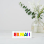 HAWAII in Rainbow Colors スキニー名刺 (スタンド正面)