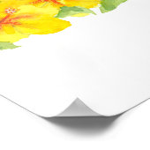 Hawaii Islands State Bird Nene Sunset Ocean ポスター (角)