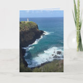 Hawaii Lighthouse Blank Greeting Card カード (正面)