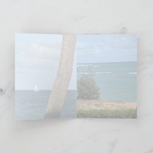 Hawaii Lighthouse Blank Greeting Card カード (内部)