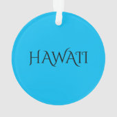 Hawaii Map  オーナメント (裏面)