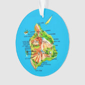Hawaii Map  オーナメント (正面)