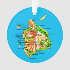 Hawaii Map  オーナメント