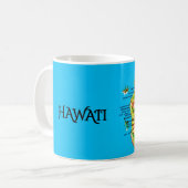 Hawaii Map Mug コーヒーマグカップ (正面左)