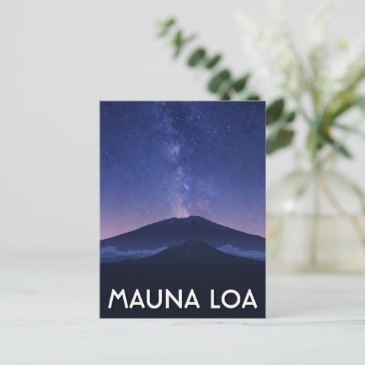Hawaii Mauna Loa Travel ポストカード (スタンド正面)